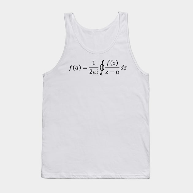 Cauchy Integral - Complex Analysis Basics Tank Top by ScienceCorner